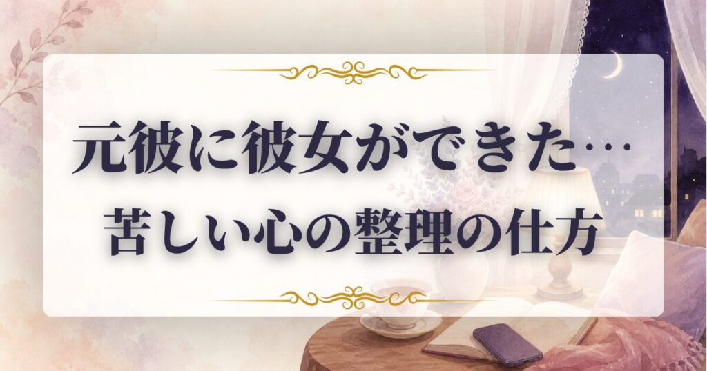 元彼　新しい彼女　忘れられない