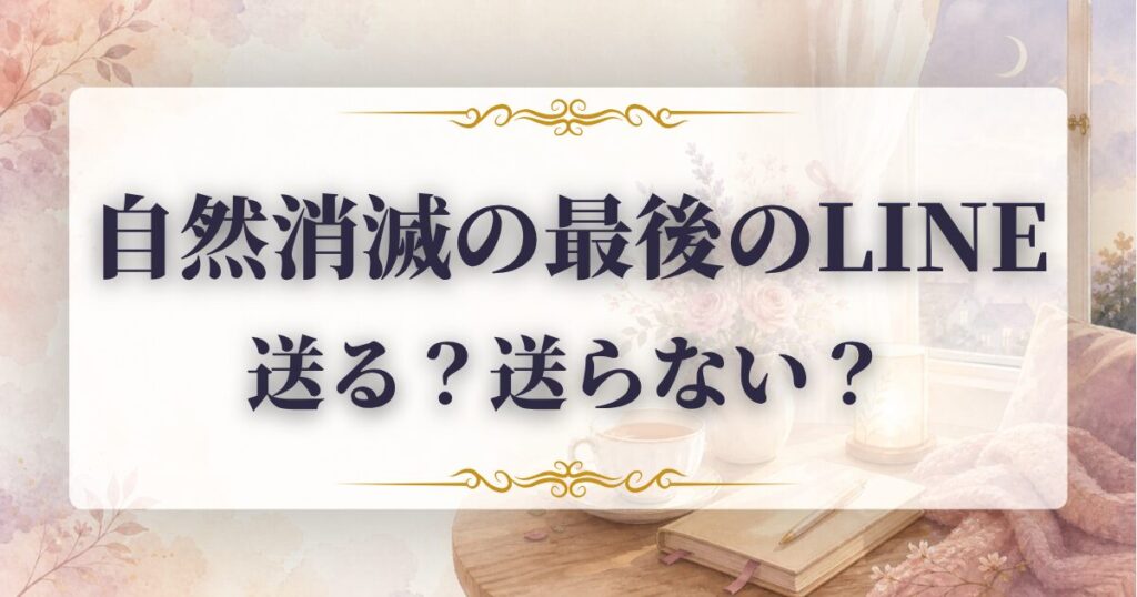 自然消滅　最後のライン